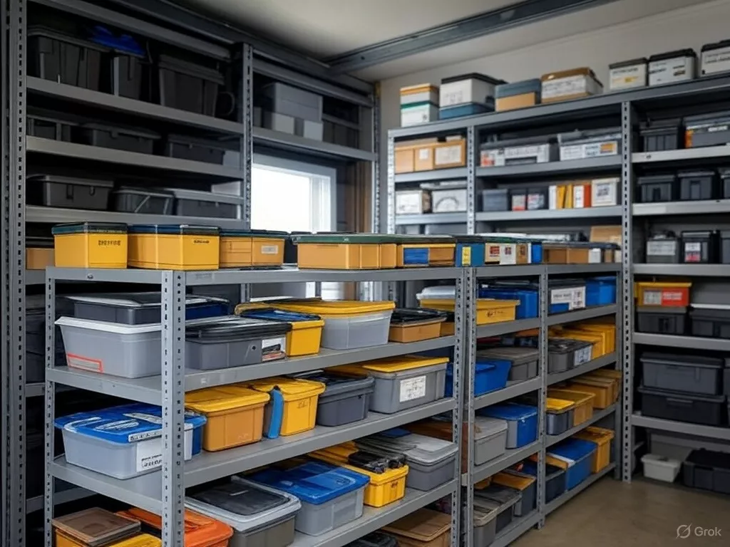 געט אָרגאַניזירט מיט דוראַבאַל סטאָרידזש ראַקן